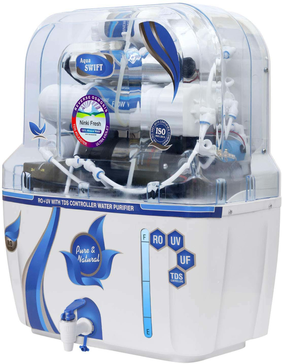 Image of Ninki Fresh NF Swift 12 L RO + UV + UF + TDS Water Purifier