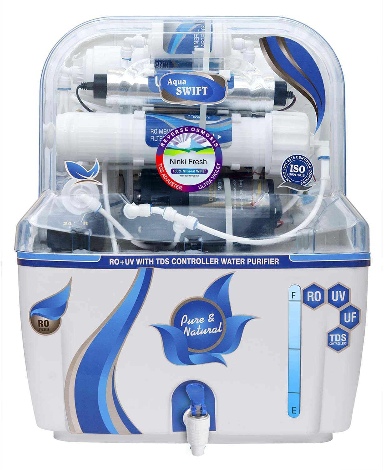 Image of Ninki Fresh NF Swift 12 L RO + UV + UF + TDS Water Purifier