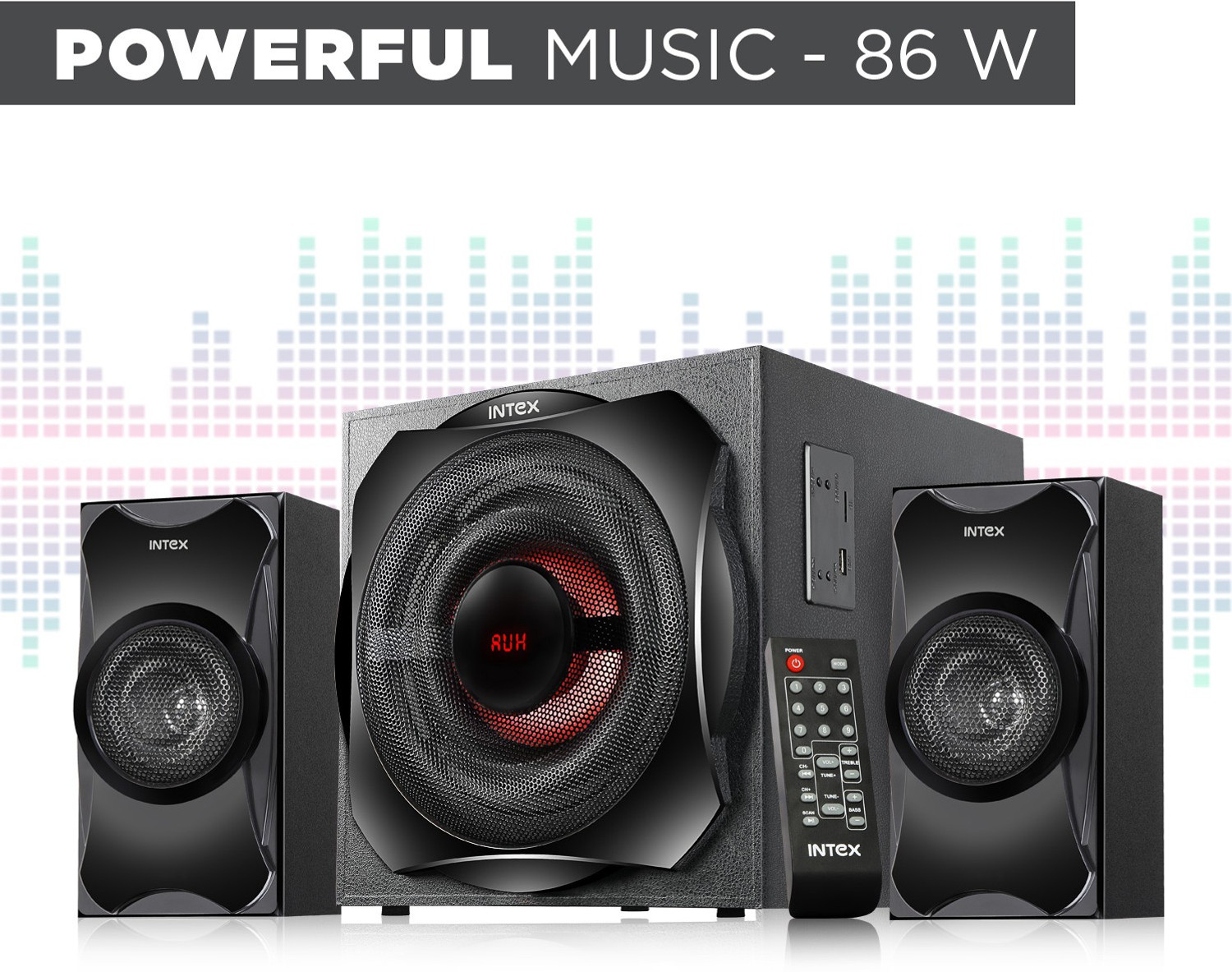 Image of Intex 2.1 Bomb TUFB OS 86 W Bluetooth Home Theatre