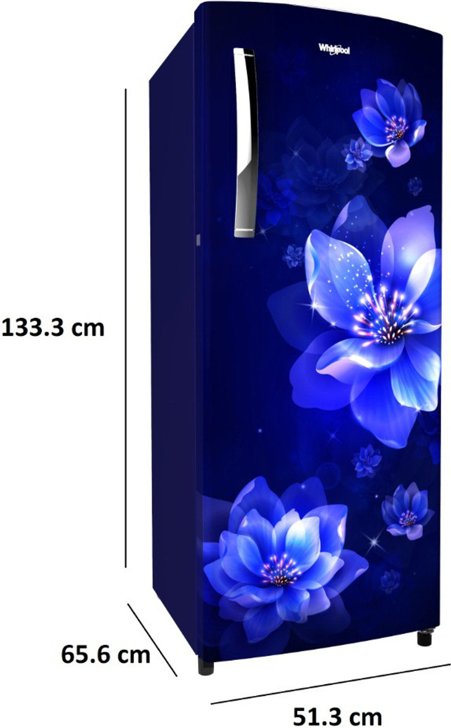 Image of Whirlpool 207 L Direct Cool Single Door 3 Star Refrigerator