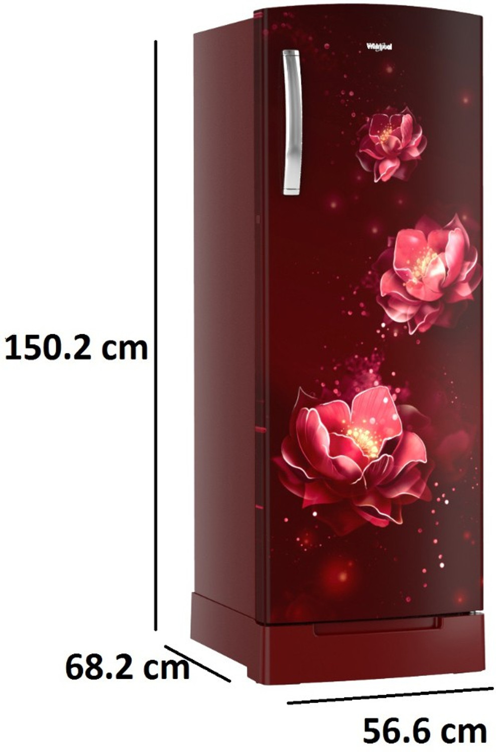 Image of Whirlpool 207 L Direct Cool Single Door 5 Star Refrigerator with Base Drawer