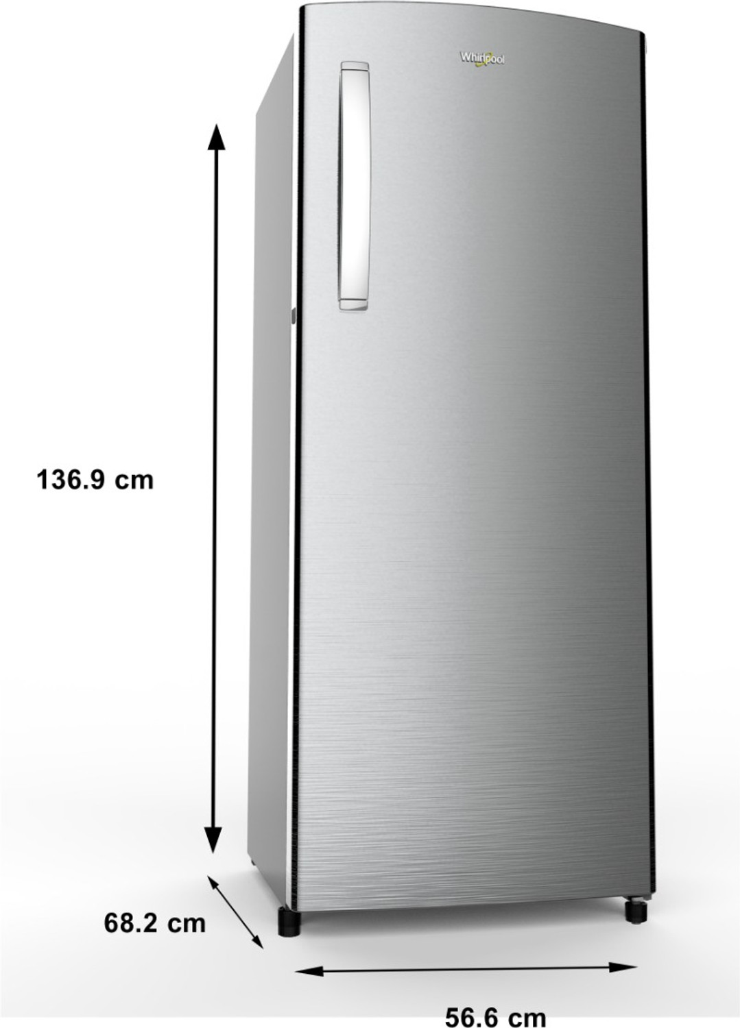 Image of Whirlpool 207 L Direct Cool Single Door 3 Star Refrigerator