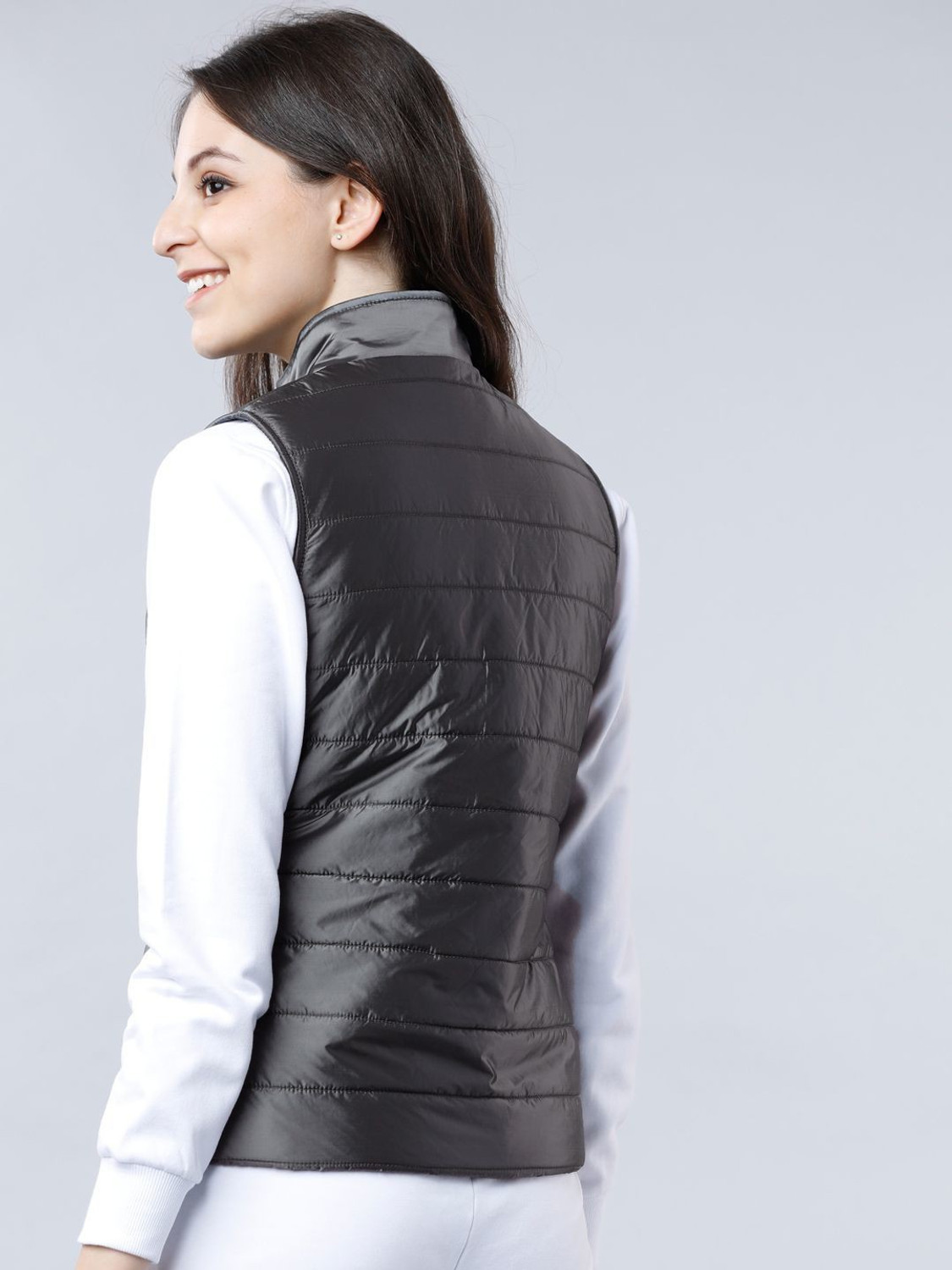 Image of Tokyo Talkies Sleeveless Solid Women Jacket