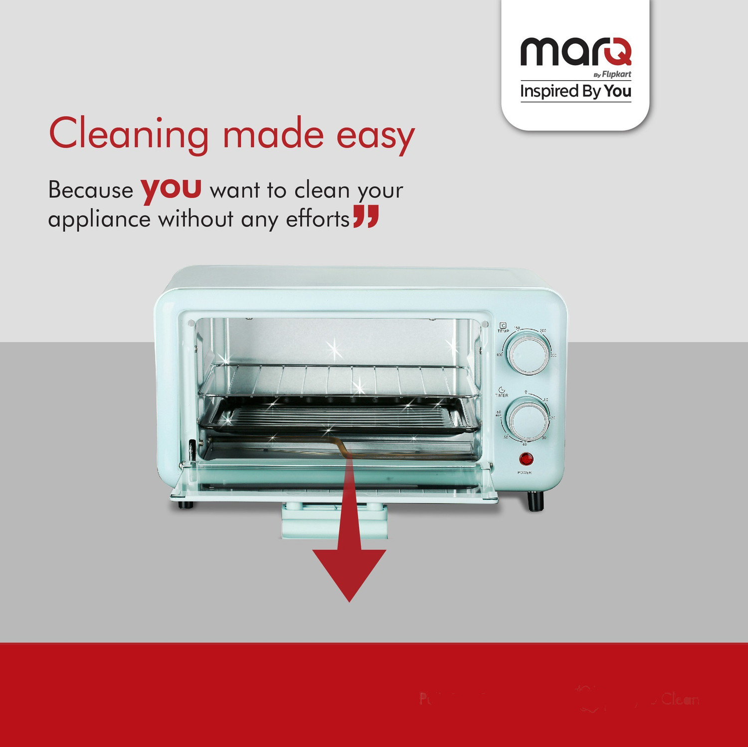 MarQ by Flipkart 11Litre 11AOTMQBU Oven Toaster Grill (OTG) with Bake