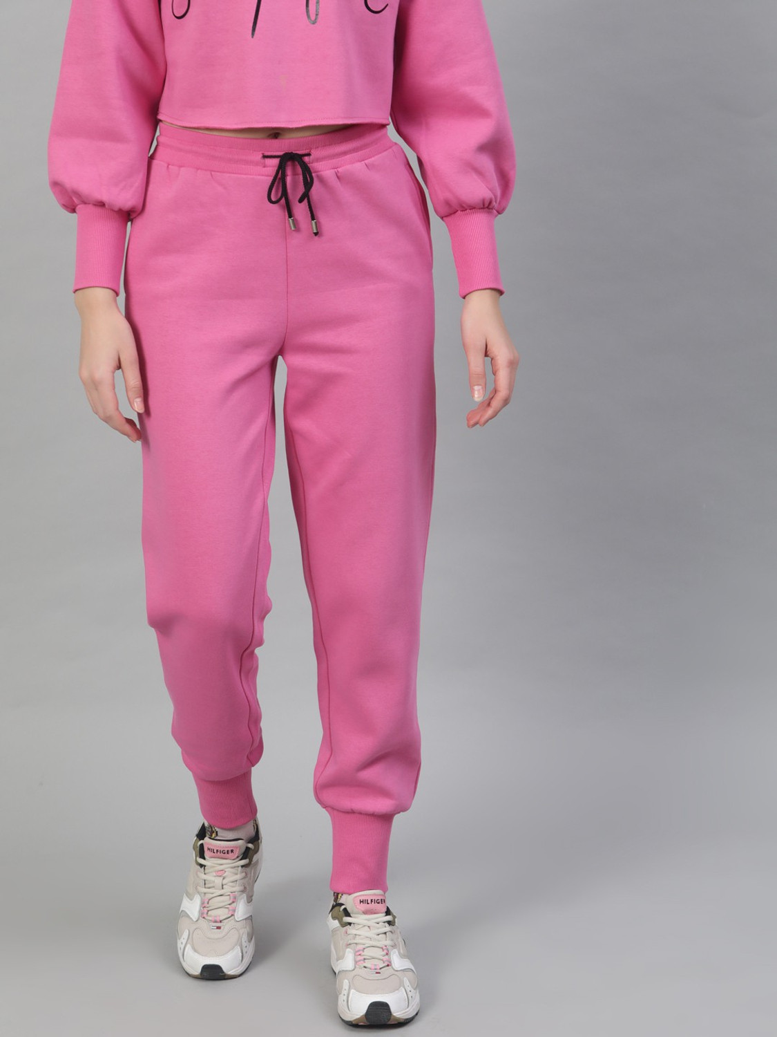 Image of STREET9 Regular Fit Women Pink Trousers