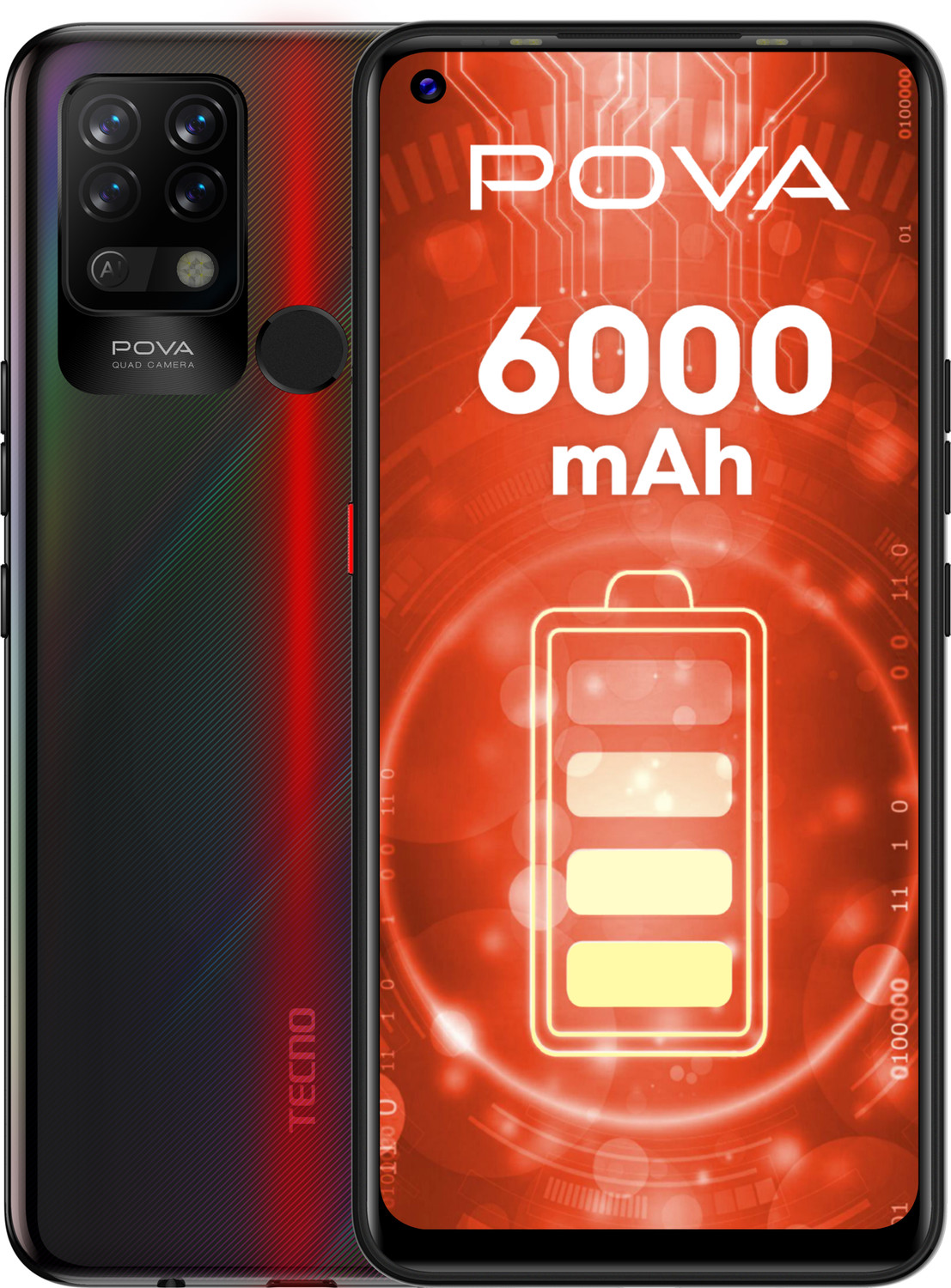 Image of Tecno POVA (Dazzle Black, 128 GB)