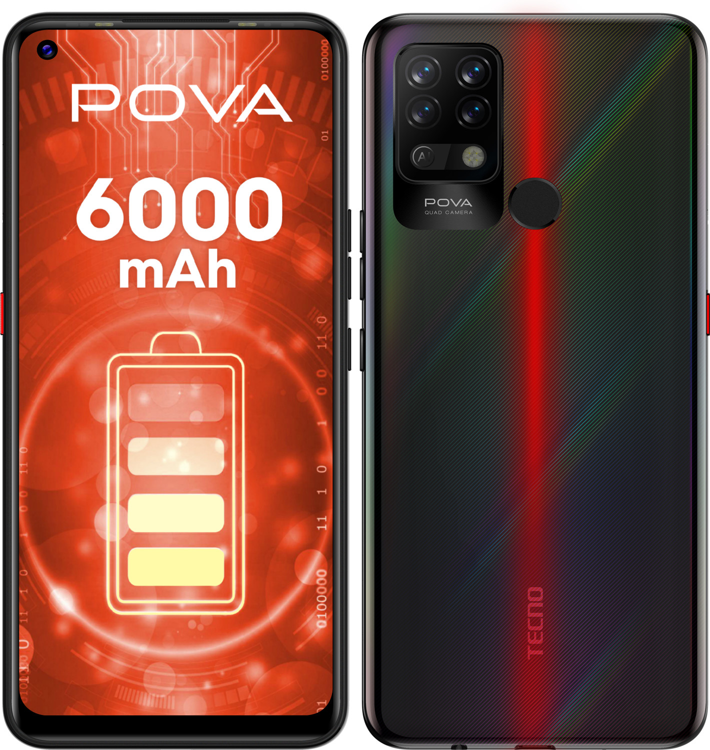 Image of Tecno POVA (Dazzle Black, 128 GB)