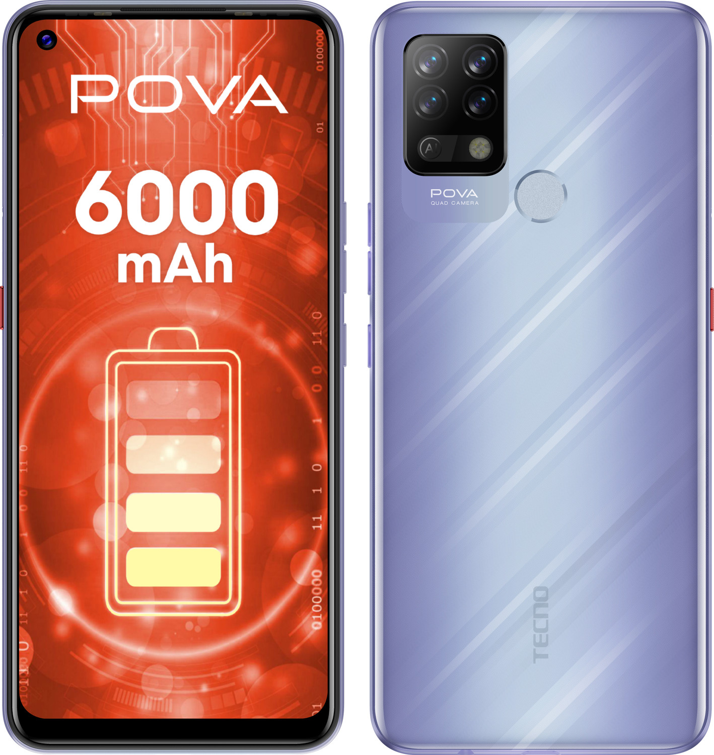 Image of Tecno POVA (Speed Purple, 64 GB)