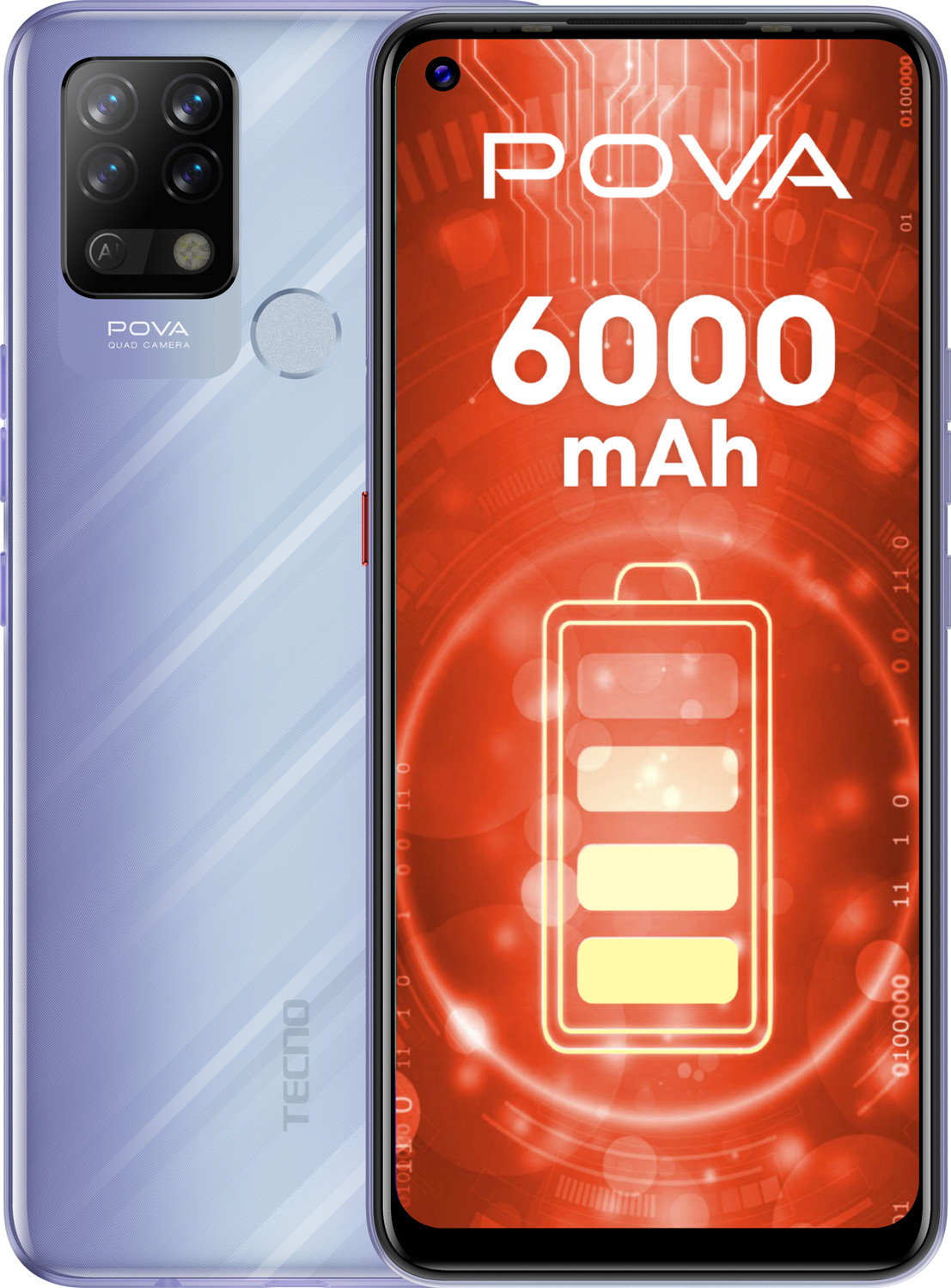 Image of Tecno POVA (Speed Purple, 64 GB)