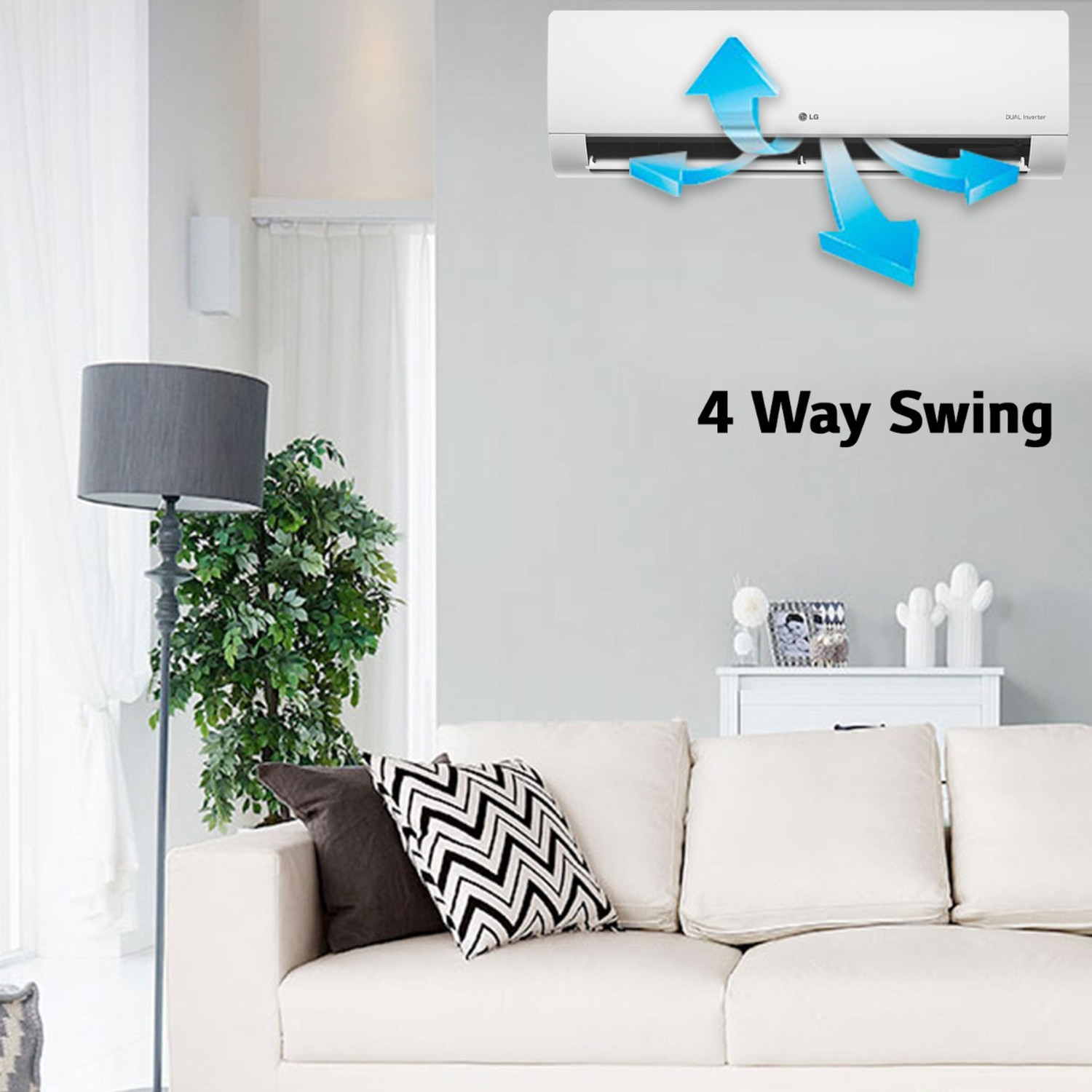 Image of LG 2020 Model 1 Ton 5 Star Split Inverter AC