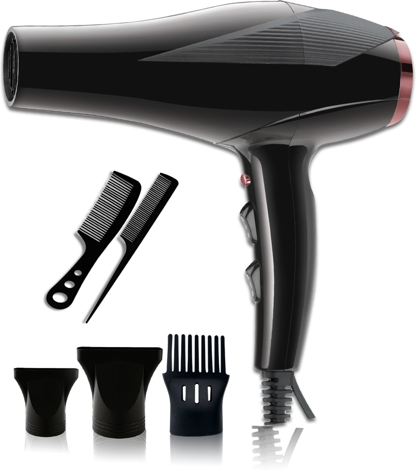 Image of Ikonic Professional IK-183 HAIR DRYER Hair Dryer (1800 W, Black)