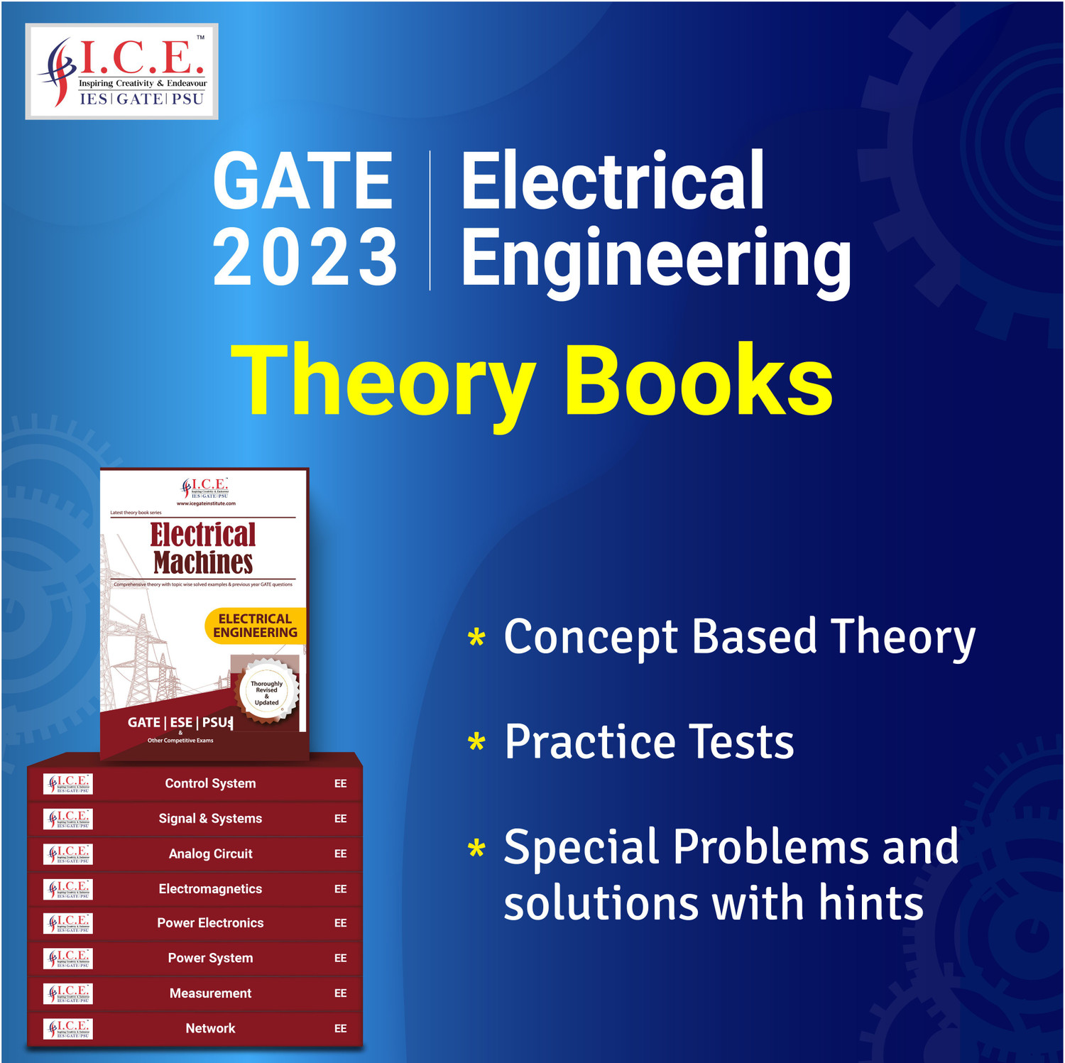 ICE GATE Electrical Engineering 2023 (Study Material +Video LecturesPendrive+Test Series