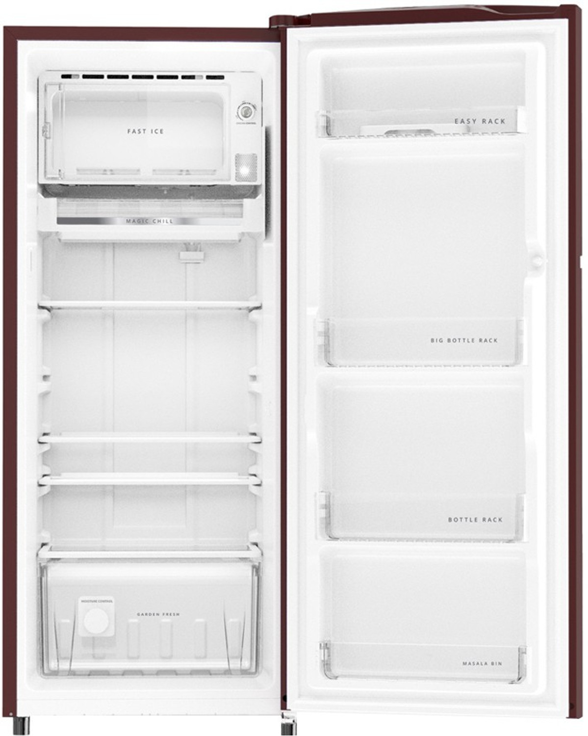 Image of Whirlpool 207 L Direct Cool Single Door 3 Star Refrigerator