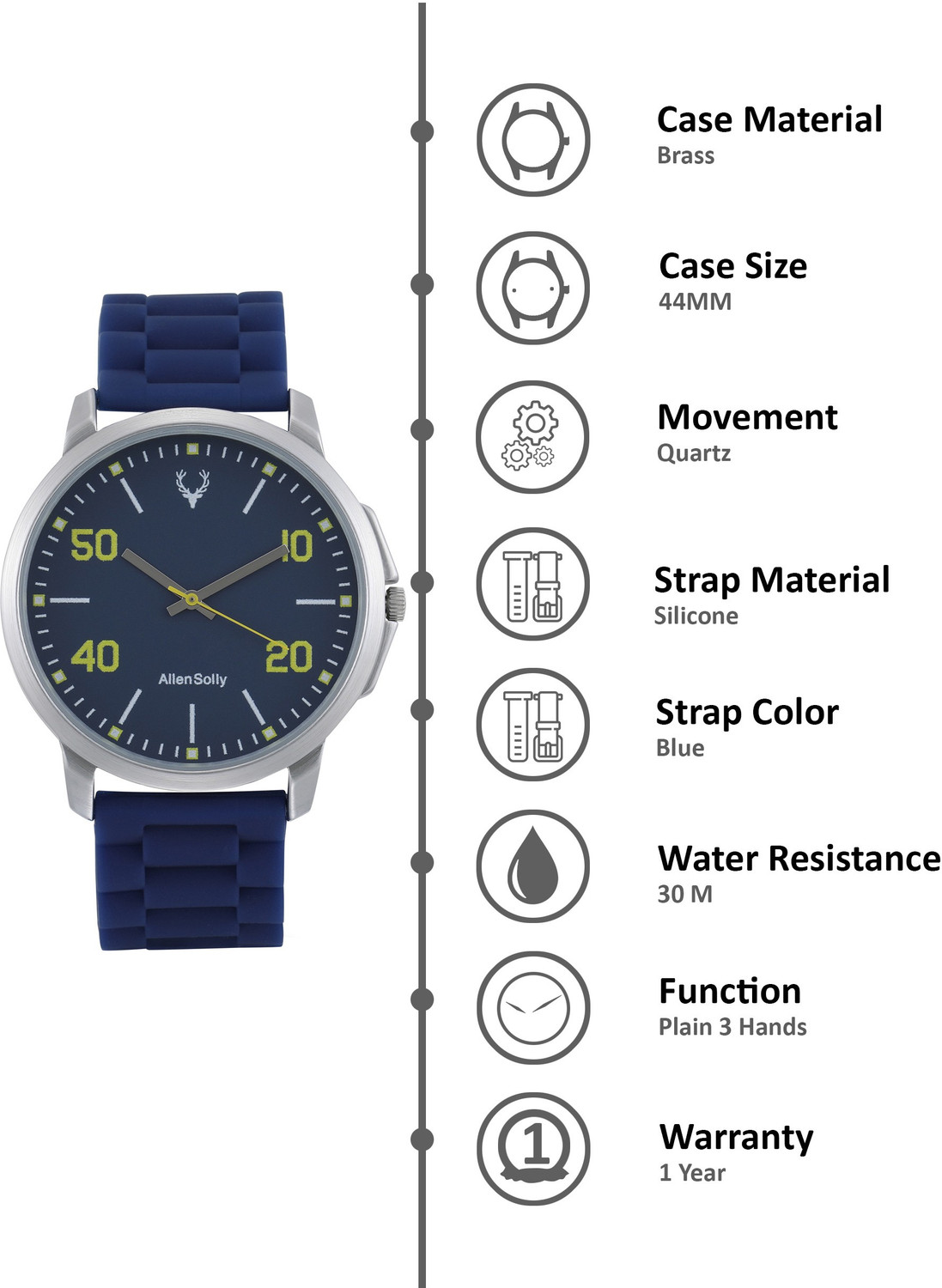 Allen Solly Analog Watch For Men Price History