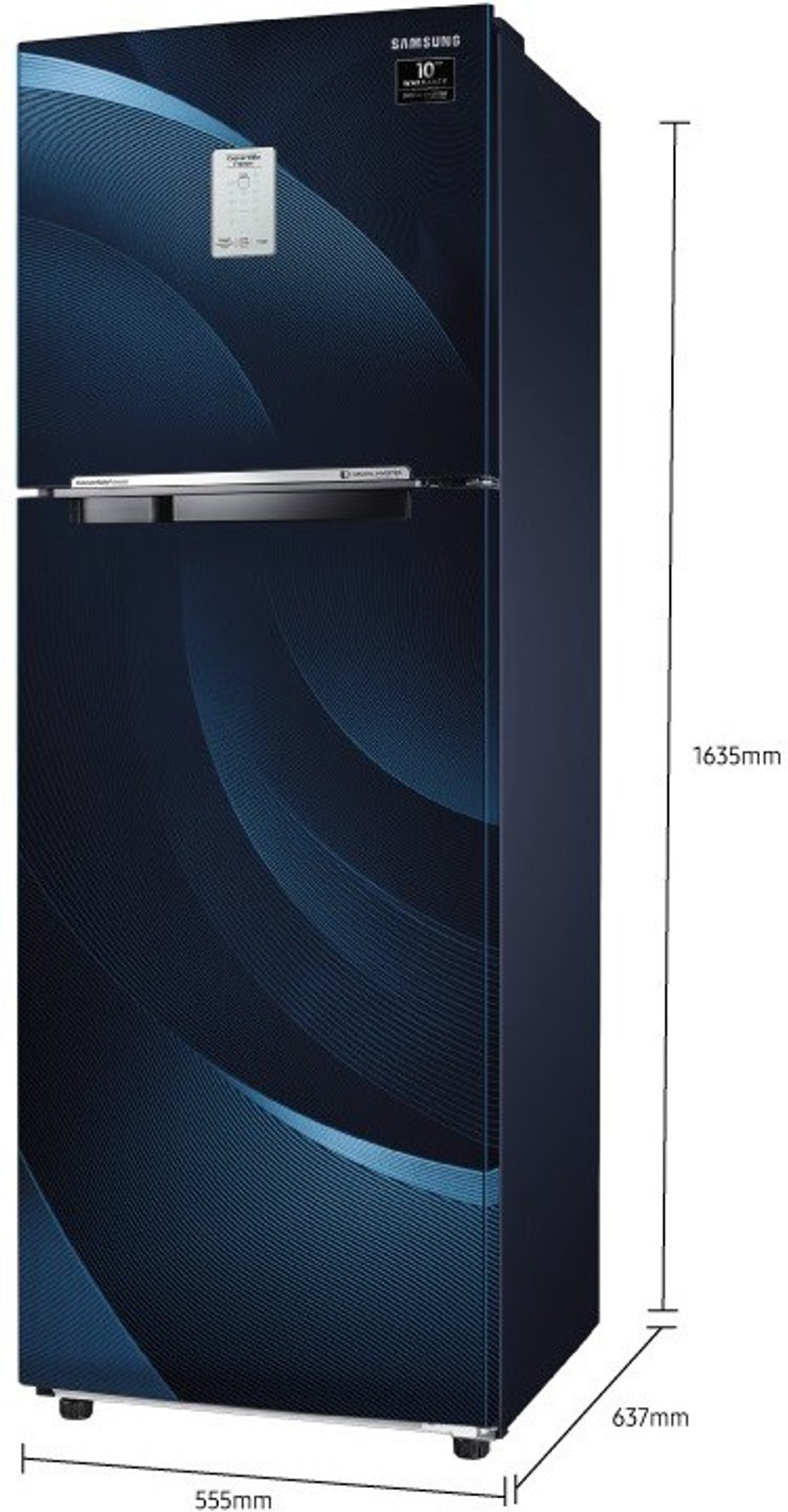 Image of Samsung 265 L Frost Free Double Door 3 Star Convertible Refrigerator