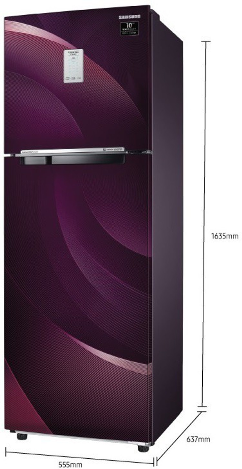 Image of Samsung 265 L Frost Free Double Door 3 Star Convertible Refrigerator