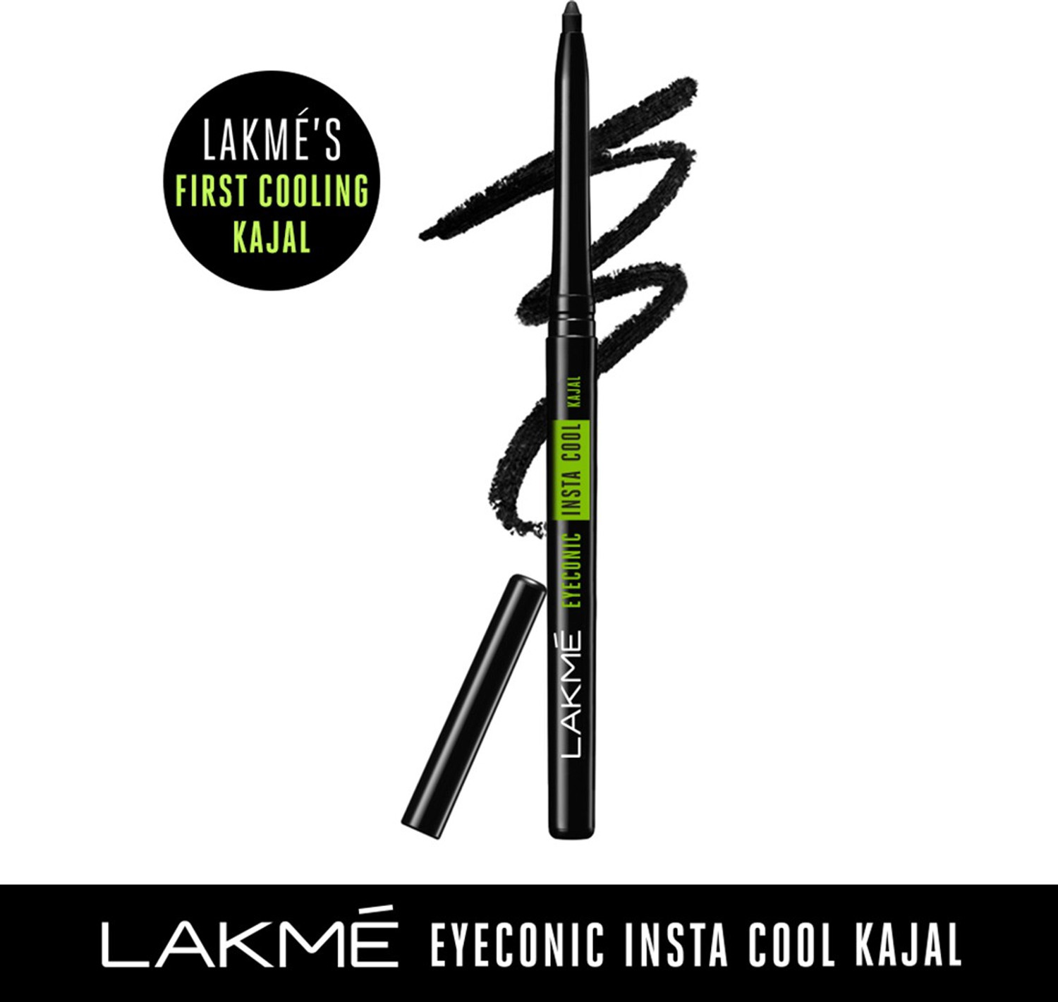 Image of Lakme Eyeconic Instacool Kajal Pack of 2