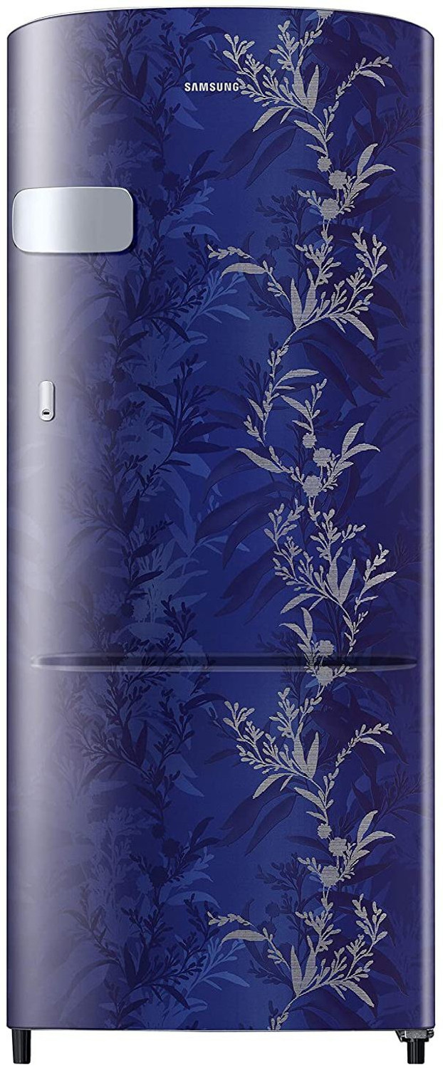 Image of SAMSUNG 192 L Direct Cool Single Door 2 Star Refrigerator (Mystic Overlay Blue, RR20A1Y1B6U /HL)