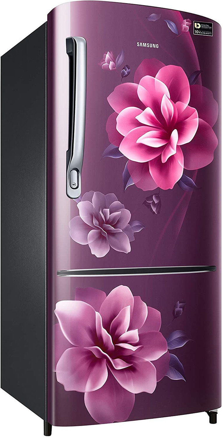 Image of SAMSUNG 192 L Direct Cool Single Door 3 Star Refrigerator (Camellia Purple, RR20A172YCR /HL)