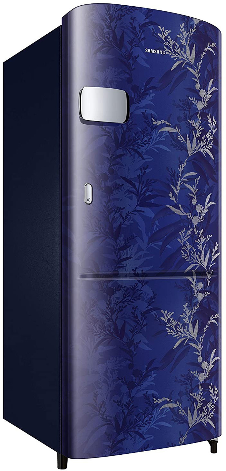 Image of SAMSUNG 192 L Direct Cool Single Door 2 Star Refrigerator (Mystic Overlay Blue, RR20A1Y1B6U /HL)