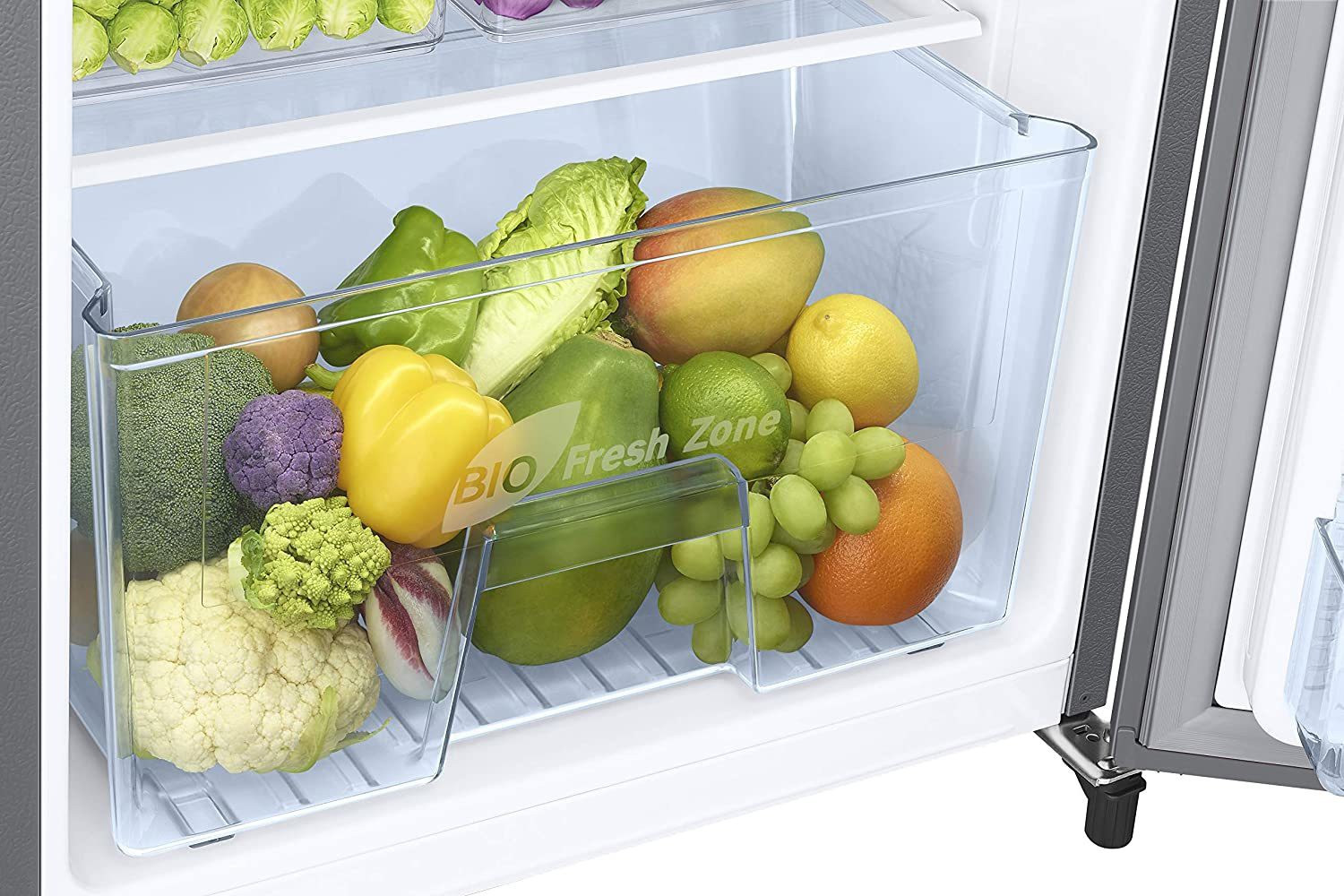 Image of SAMSUNG 192 L Direct Cool Single Door 2 Star Refrigerator (Elegant Inox, RR20A2Y1BS8 /NL)