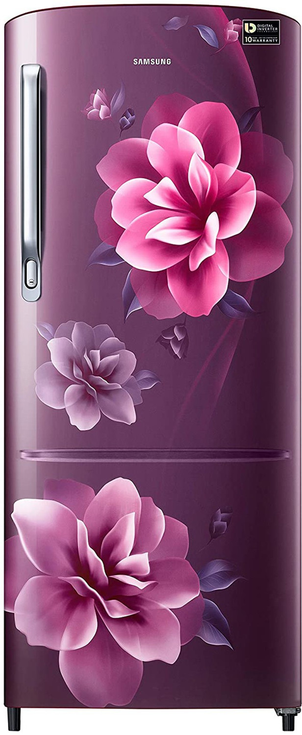 Image of SAMSUNG 192 L Direct Cool Single Door 3 Star Refrigerator (Camellia Purple, RR20A172YCR /HL)