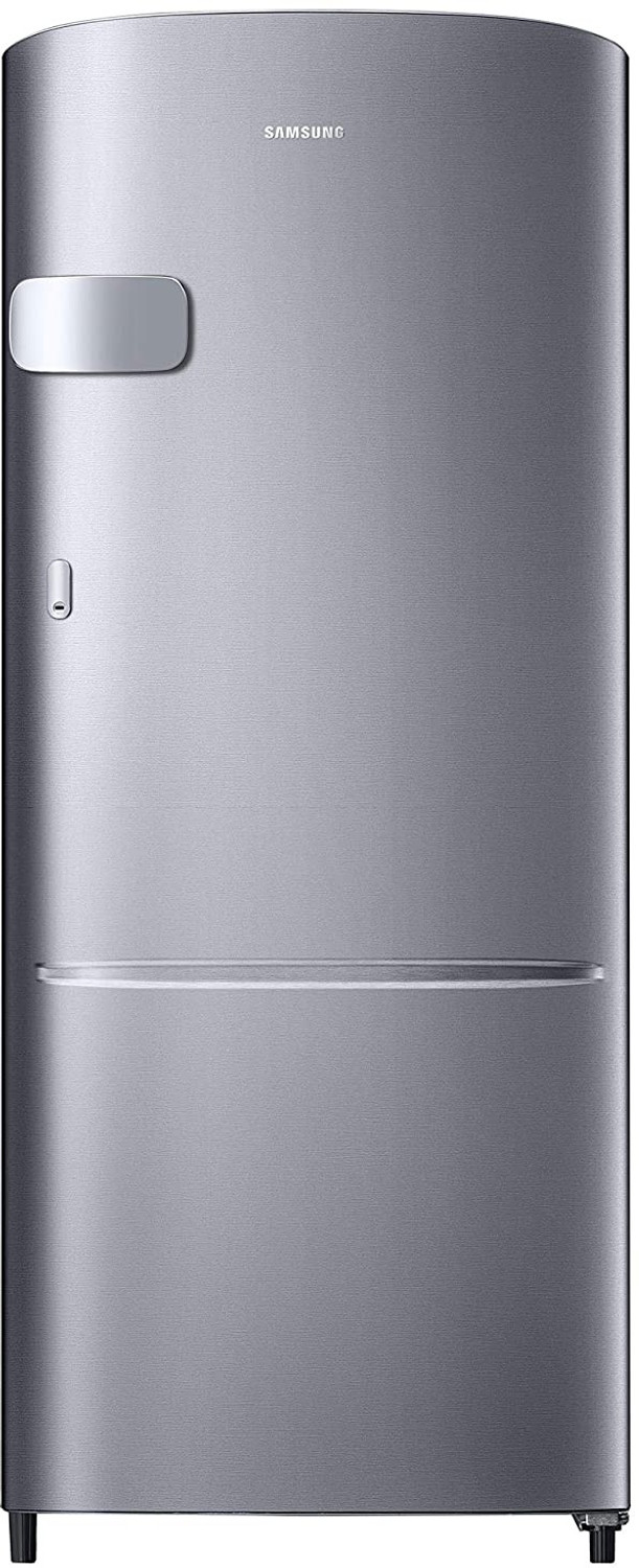 Image of SAMSUNG 192 L Direct Cool Single Door 2 Star Refrigerator (Elegant Inox, RR20A2Y1BS8 /NL)