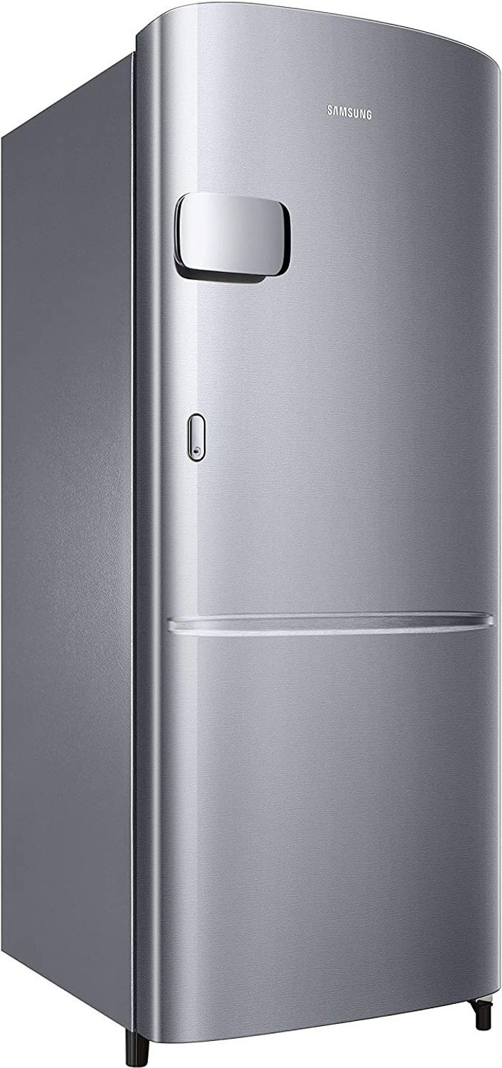 Image of SAMSUNG 192 L Direct Cool Single Door 2 Star Refrigerator (Elegant Inox, RR20A2Y1BS8 /NL)