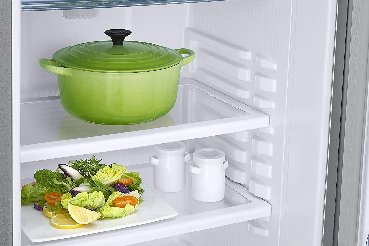 Image of SAMSUNG 192 L Direct Cool Single Door 2 Star Refrigerator (Elegant Inox, RR20A2Y1BS8 /NL)