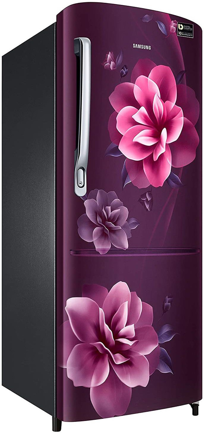 Image of SAMSUNG 230 L Direct Cool Single Door 3 Star Refrigerator (Camellia Purple, RR24A272YCR /NL)