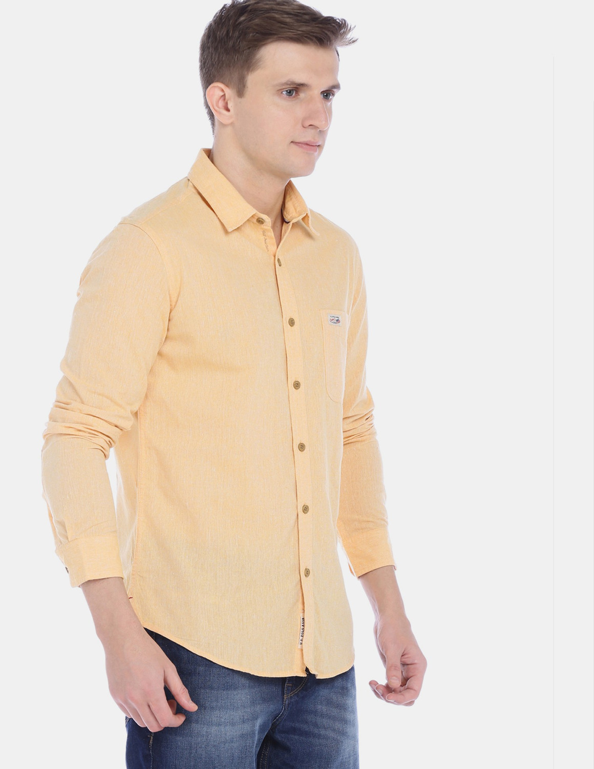 Us polo sale orange shirt