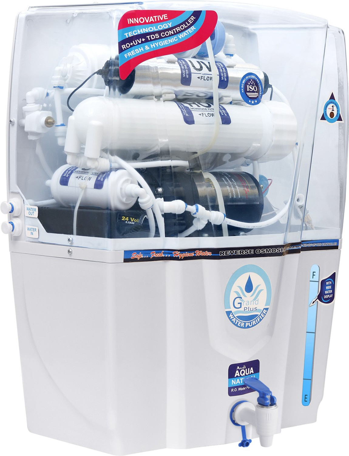 Image of Grand plus X1005 12 L RO + UV + UF + TDS Water Purifier with Prefilter