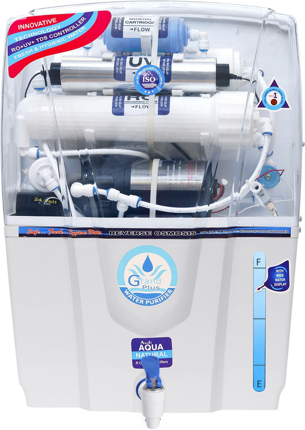 Image of Grand plus X1005 12 L RO + UV + UF + TDS Water Purifier with Prefilter