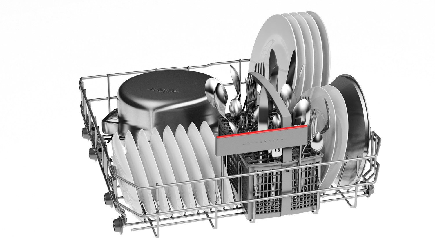 Image of BOSCH SMS66GW01I Free Standing 13 Place Settings Intensive Kadhai Cleaning| No Pre-rinse Required Dishwasher