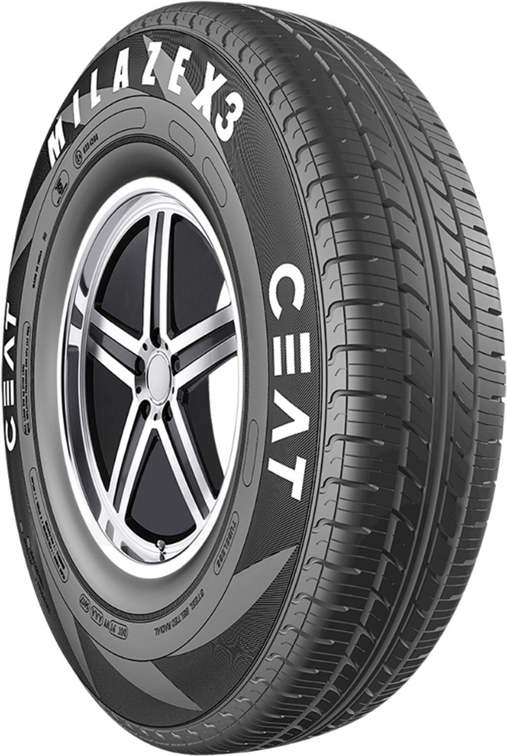 Image of CEAT 165 /80R14 MILAZE X3 TL 85S N 4 Wheeler Tyre (165 /80R14, Tube Less)