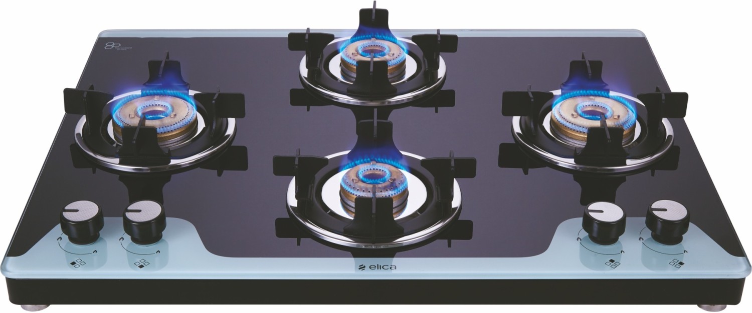 elica 694 ct vetro 4 burner cooktop