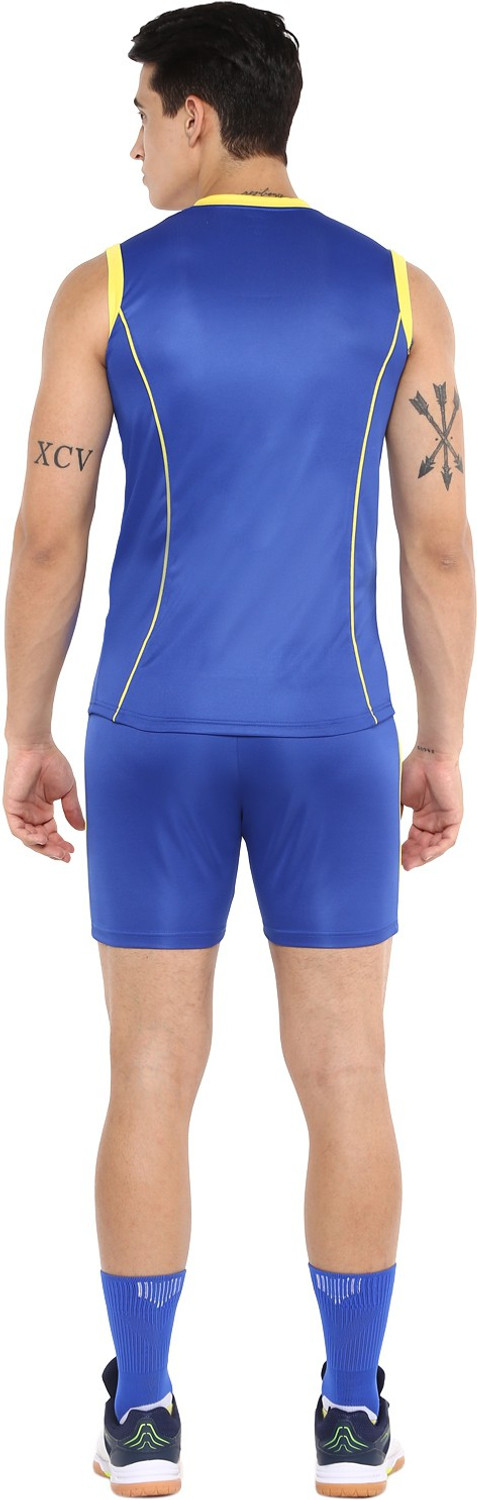 Image of NIVIA Spiral Volleyball jersey set Solid Men Track Suit