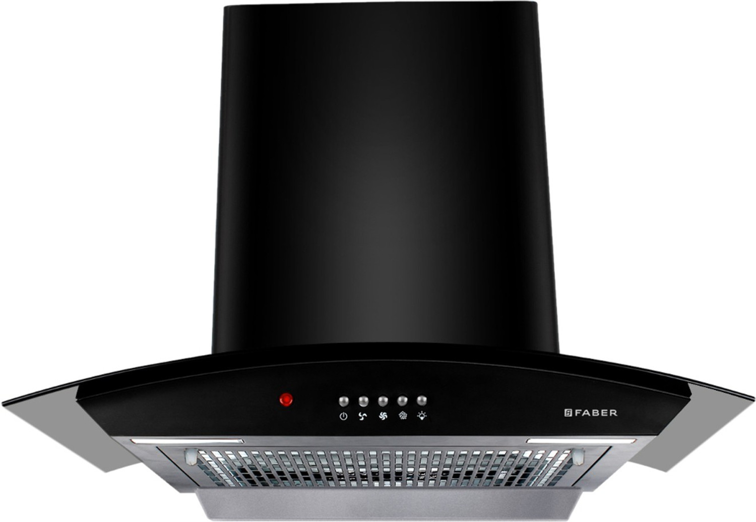 Image of FABER Hood Ace Pro HC PB BK 60 Auto Clean Wall Mounted Black 1100 CMH Chimney