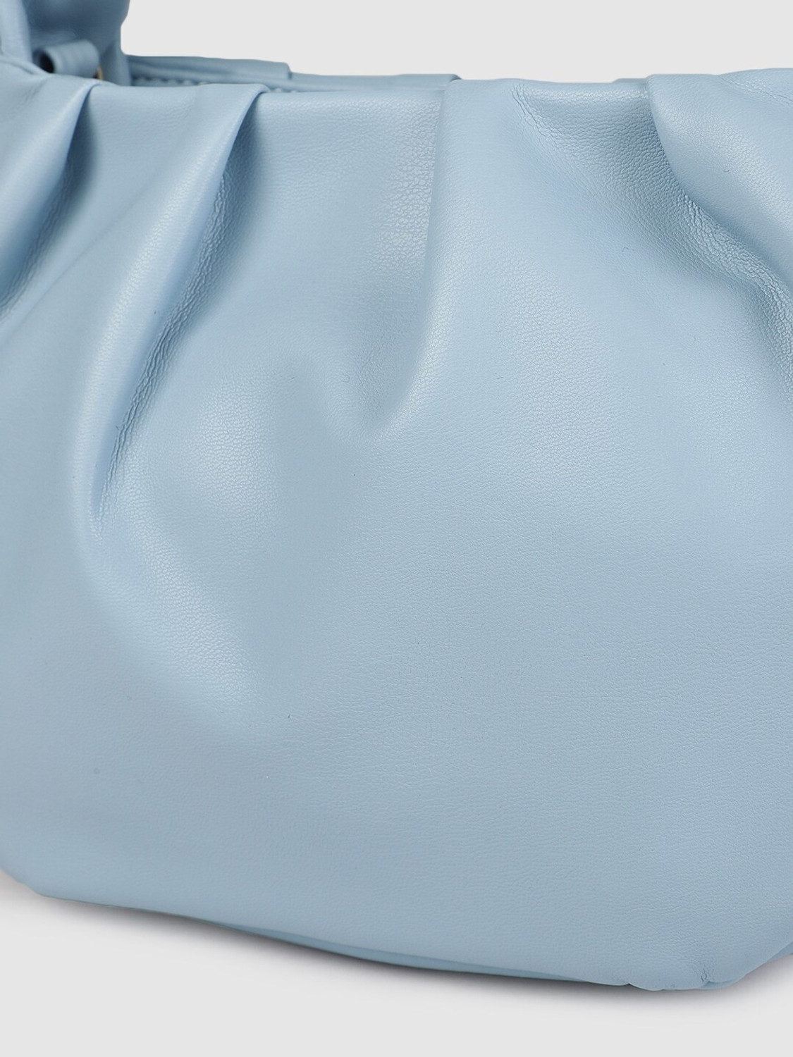Dressberry blue sales solid shoulder bag