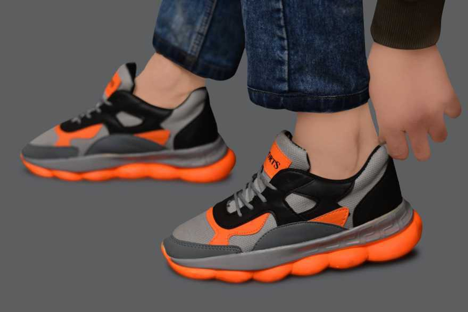 Image of RONSON Light Weighted Sport Shoes, Casual Shoes, Cycling shoes, Gyming Shoes for Boys Sneakers For Men