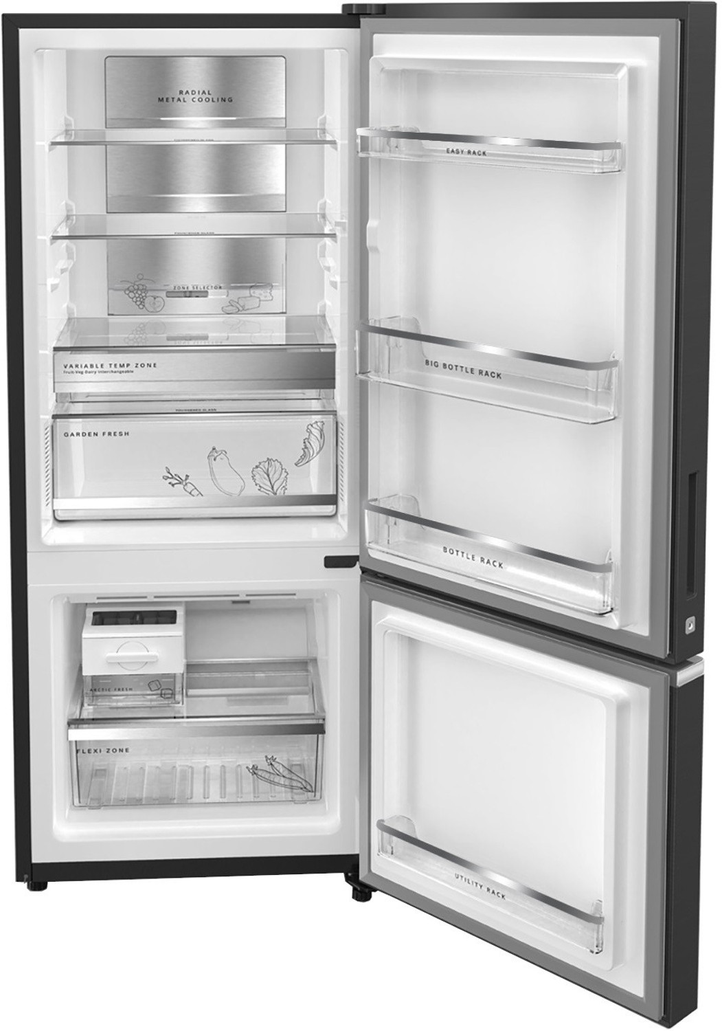 Image of Whirlpool 324 L Frost Free Double Door Bottom Mount 2 Star Convertible Refrigerator