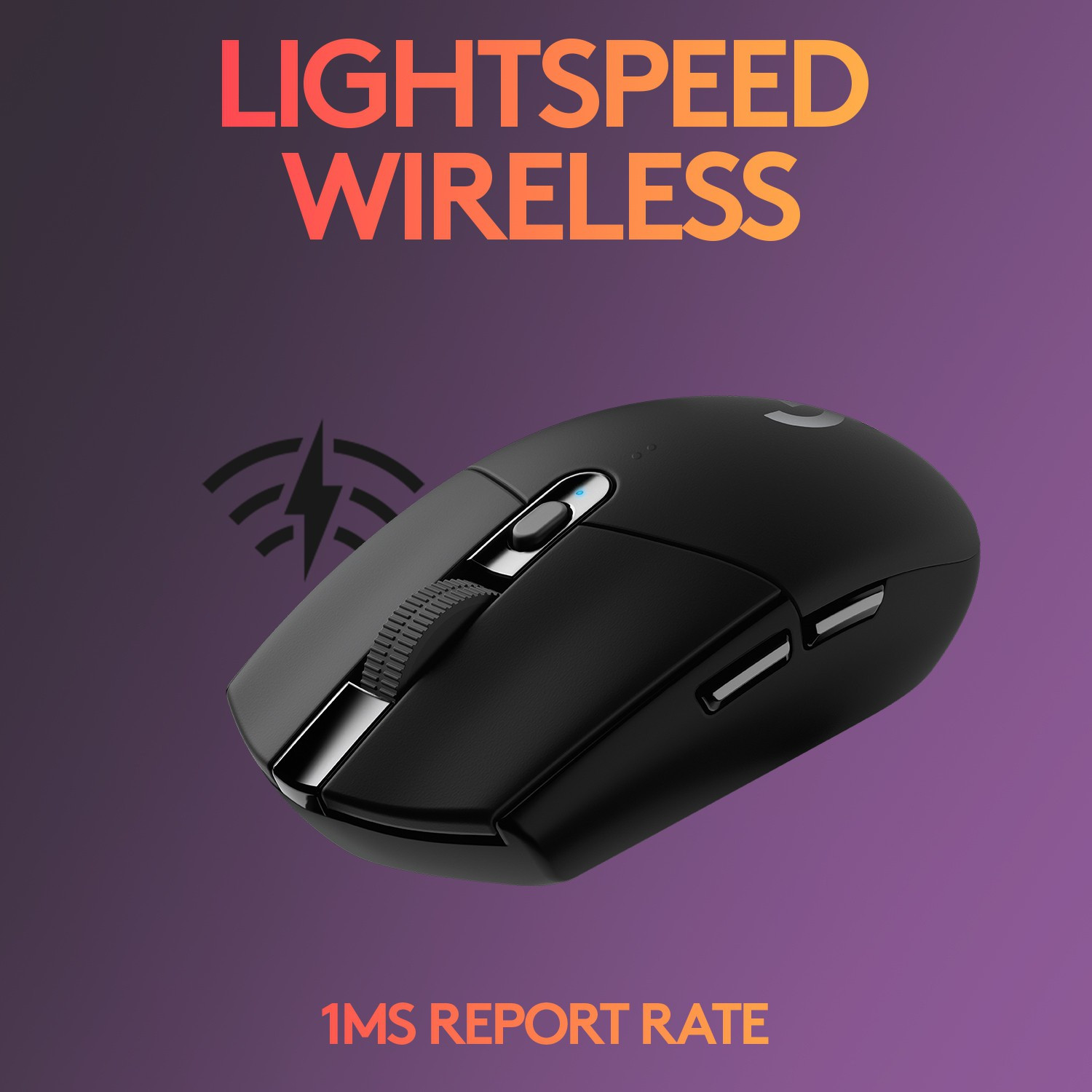 Image of Logitech G304 LightSpeed /6 Programmable Buttons /Onboard Memory /Adj DPI Upto 12000 Wireless Ambidextrous Optical Gaming Mouse With Bluetooth