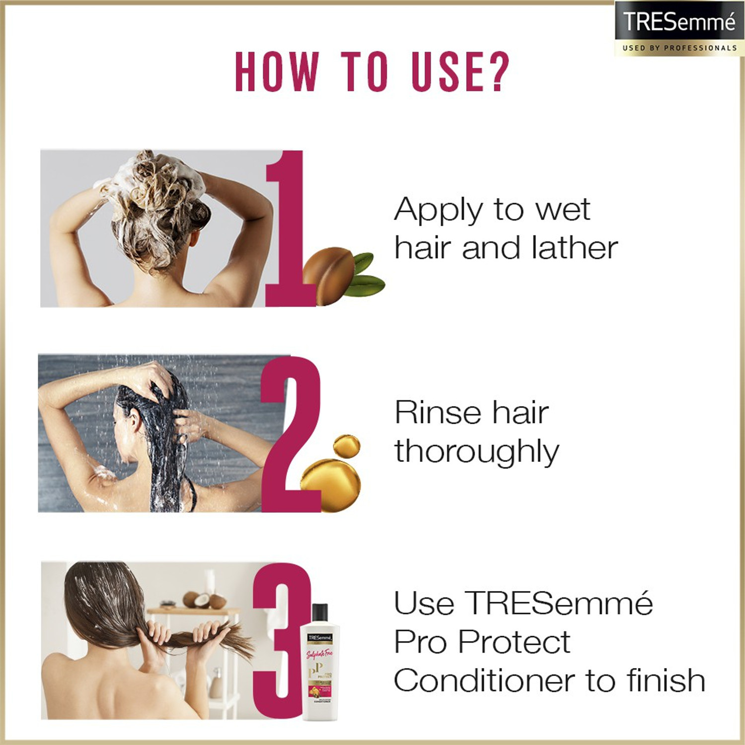 Image of TRESemme Sulphate Free Shampoo 580ml & Conditioner 190ml