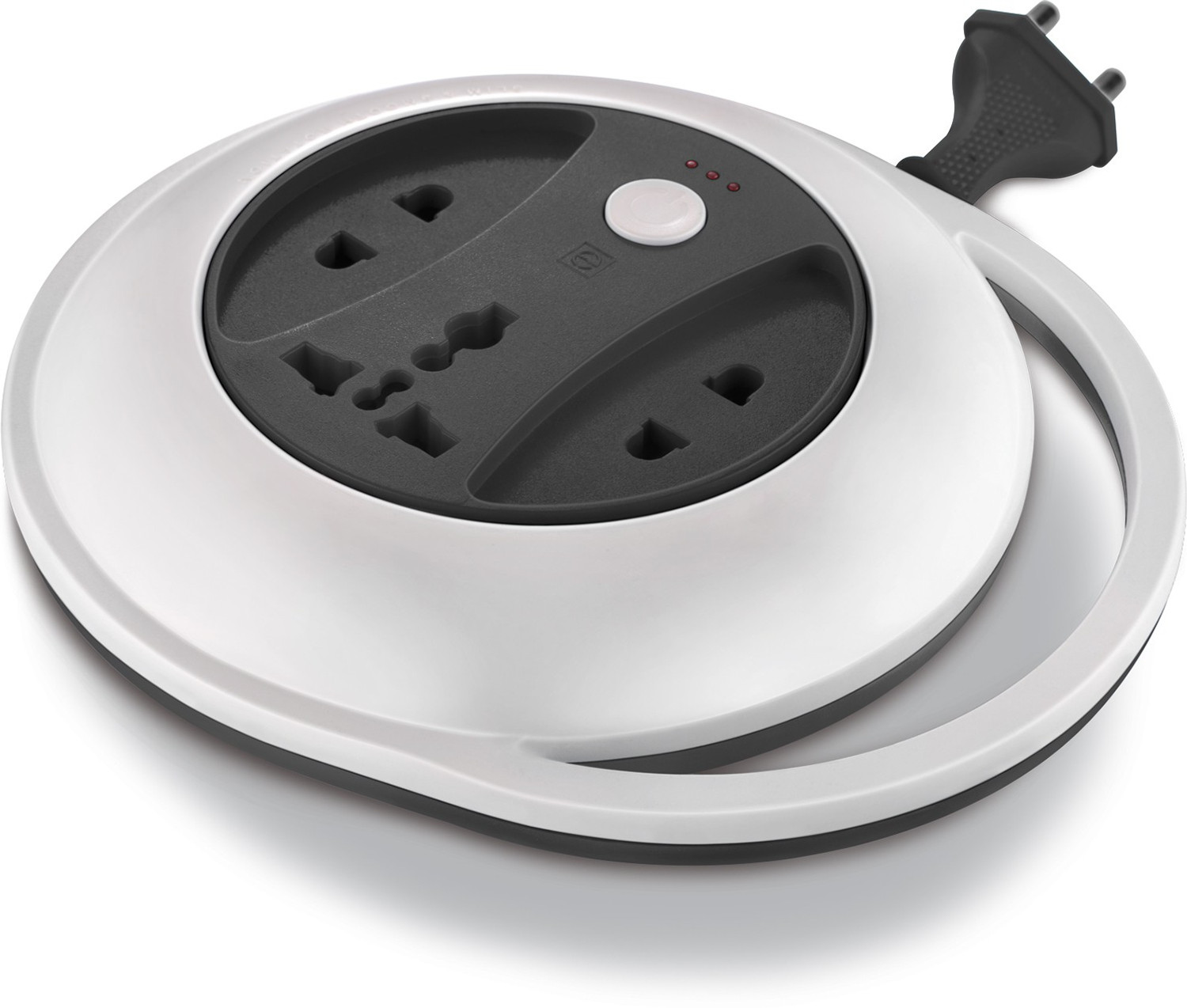 Syska Power Wheel 3  Socket Extension Boards  (White, Grey, 4 m)