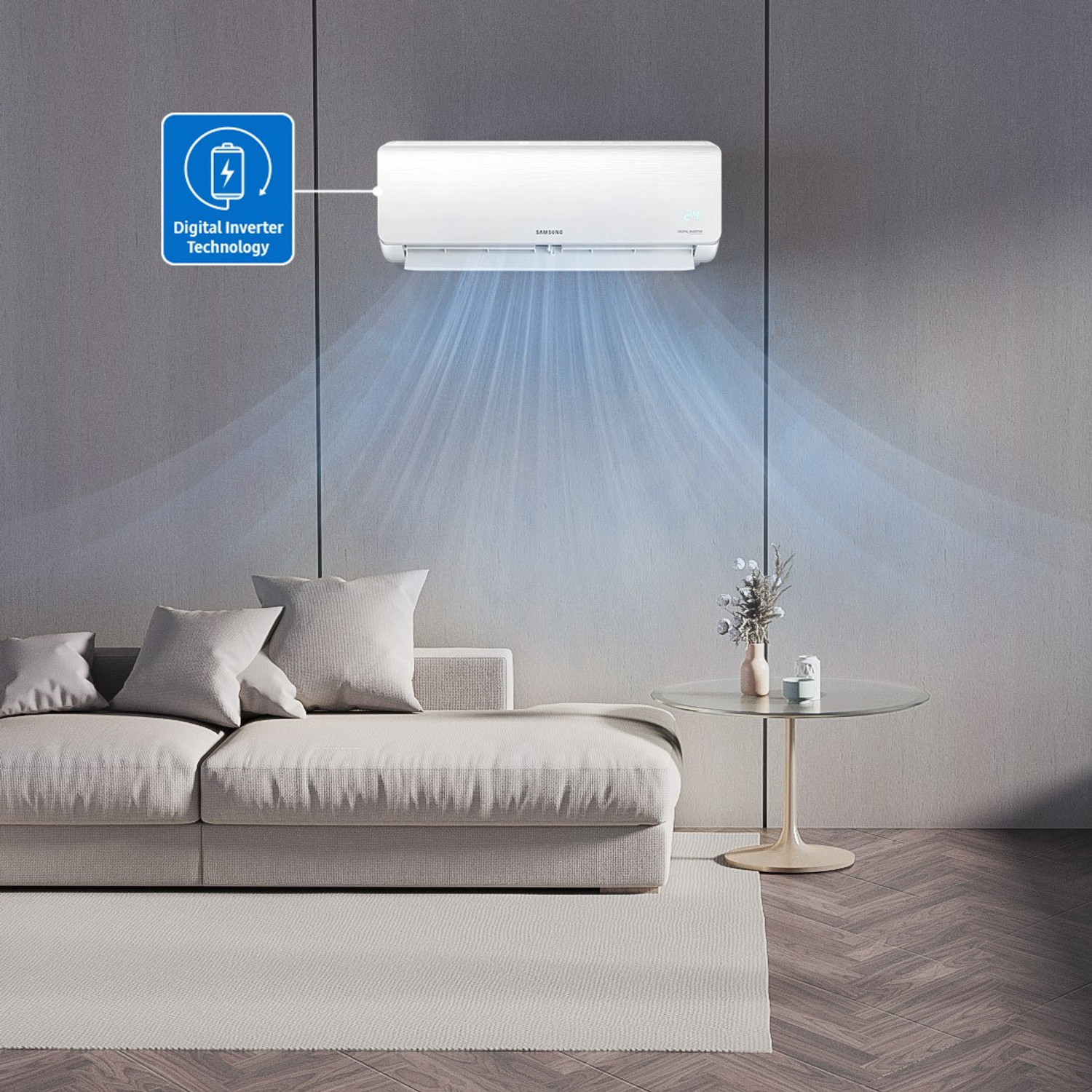 Image of Samsung 2020 Model 1.5 Ton 5 Star Split Inverter AC