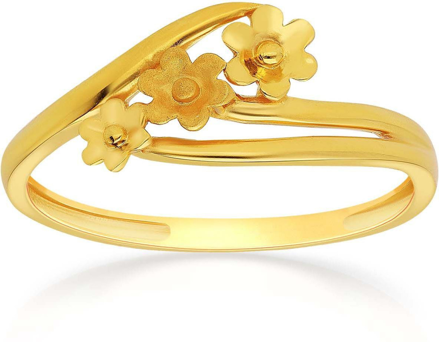 MALABAR GOLD DIAMONDS Gold Ring FRGEDZRURGW709 22kt Yellow Gold