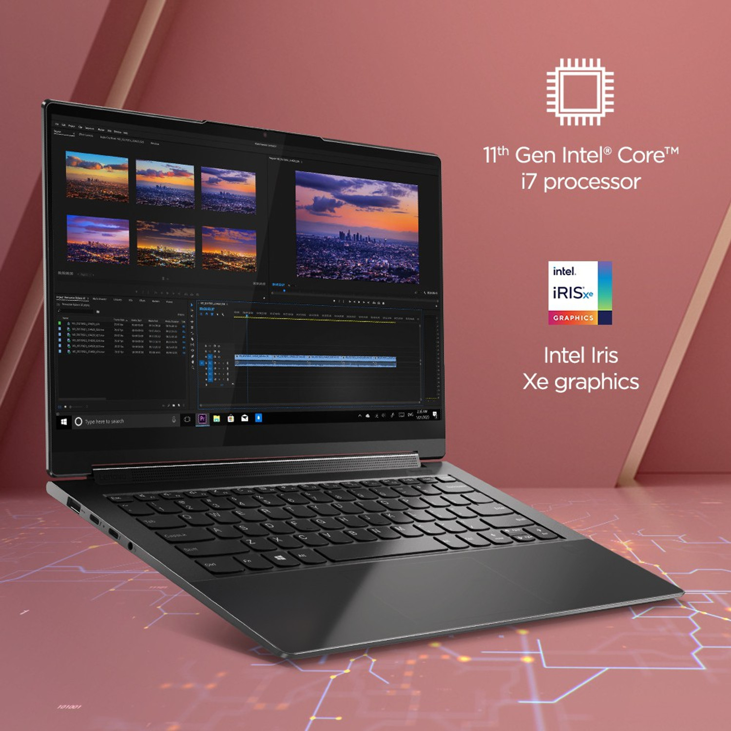 Image of lenovo Yoga 9 Core i7 11th Gen Intel EVO - (16 GB /1 TB SSD /Windows 10 Home) 14ITL5 2 in 1 Laptop
