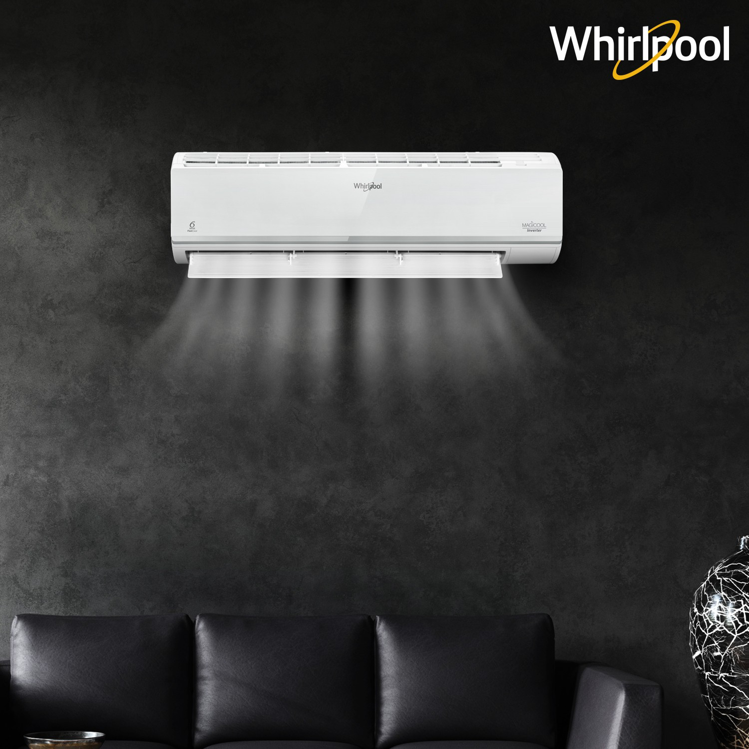 Image of Whirlpool 4 in 1 Convertible Cooling 1.5 Ton 5 Star Split Inverter AC - White (1.5T Magicool Convert 5s copr inv-i /O, Copper Condenser)