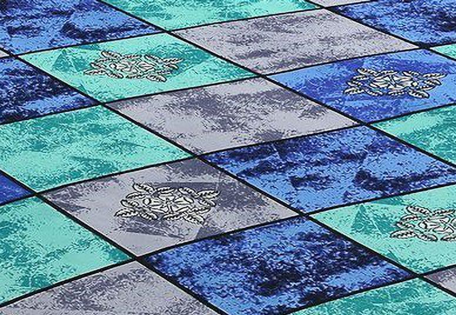 Image of Flipkart SmartBuy Microfiber Double Flat 144 TC Geometric Bedsheet