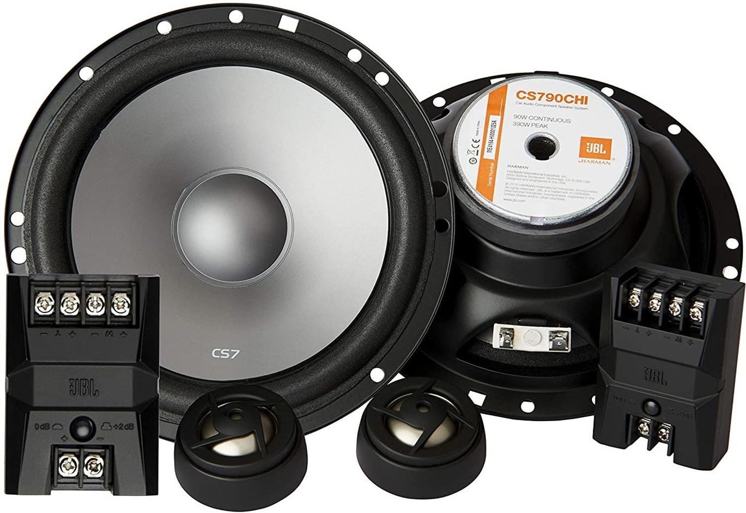 JBL 2-Way Speaker System - 6 1/2 Inches (16.5 Cms) Round - CS790CHI Co
